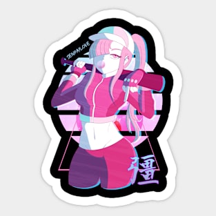 VaporWave - Strength Sticker